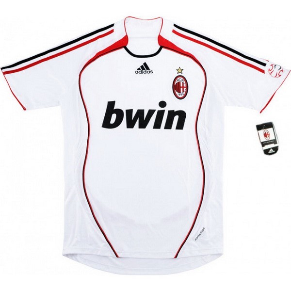 Maillot Football AC Milan Exterieur Retro 2006 2007 Blanc